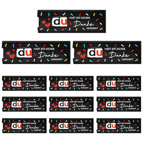 Giftota 12pcs Dankeschön Geschenke - Du hast ein dickes Danke verdient Geschenk für Kollegen Teams - Hülle Filz Geschenk Verpackung, Ohne Schokolade Giftota 12pcs Dankeschön Geschenke - Du hast ein dickes Danke verdient Geschenk für Kollegen Teams - Hülle Filz Geschenk Verpackung, Ohne Schokolade von Giftota