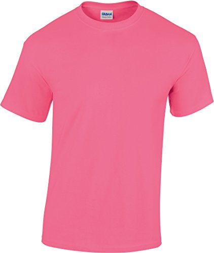 Gildan Herren-T-Shirt aus schwerer Baumwolle, 100 % Baumwolle, Heliconia, Large von Gildan