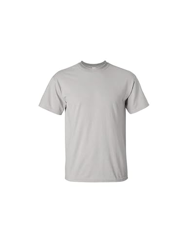 Gildan Herren-T-Shirt aus schwerer Baumwolle, 100 % Baumwolle, Ice Grey, Medium von Gildan
