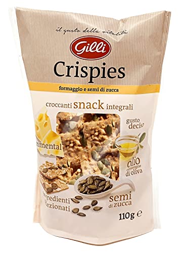 Crispies mit Käse und Kürbiskernen 110 gr. - Gilli von Gilli