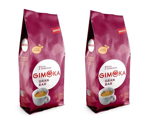 1kg Kaffee bohnen Espresso Gimoka (2. GRAN BAR) von Gimoka
