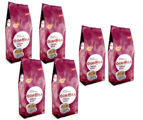 Gimoka Gran Bar Espresso Kaffee Bohnen 6kg (6x1kg) von Gimoka