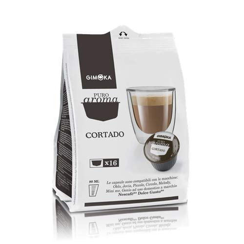 Gimoka Kapseln für Dolce Gusto Cortado löslich 80 Capsule von Gimoka