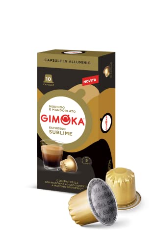 Gimoka - Kompatibel Für Nespresso - Aluminiumkapseln - 100 Kapsel - Geschmack SUBLIME - Intensität 9 - Made In Italy von Gimoka