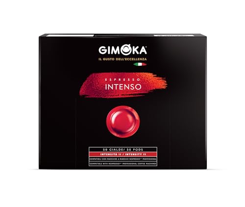Gimoka - Kompatibel Für Nespresso Professional Zenius Et Gemini - 50 Kapsel - Geschmack INTENSO - Intensität 11 - Made In Italy von Gimoka