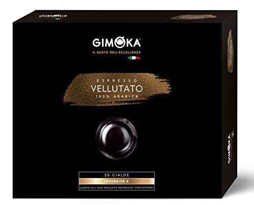 Gimoka - Kompatibel Für Nespresso Professional Zenius Et Gemini - 50 Kapsel - Geschmack VELLUTATO - Intensität 8 - Made In Italy - 100% Arabica von Gimoka