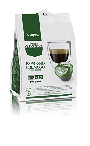 Gimoka Produkte mit Nescafè Dolce Gusto, 16 Kapseln Intenso, cremig, Soave Dek, samtig (cremig) von Gimoka