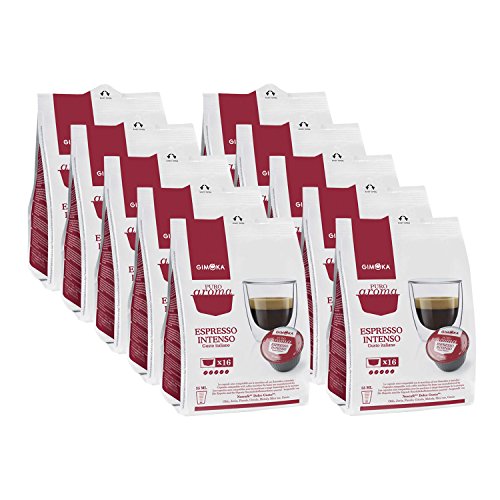 Gimoka Puro Aroma Espresso Intenso, Gusto Italiano, Kaffee, Kaffeekapsel Nescafé Dolce Gusto Kompatibel, Rot, 160 Kapseln Gimoka Puro Aroma Espresso Intenso, Gusto Italiano, Kaffee, Kaffeekapsel Nescafé Dolce Gusto Kompatibel, Rot, 160 Kapseln von Gimoka