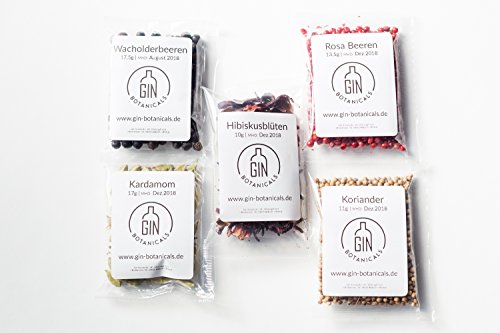 Gin Botanicals Refill-Kit 5 Gin-Tonic Gewürze im praktischen Nachfüllset Gin Botanicals Refill-Kit 5 Gin-Tonic Gewürze im praktischen Nachfüllset von Gin Botanicals