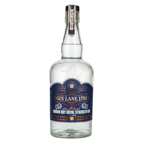 Gin Lane 1751 London Dry Royal Strength Gin Small Batch 47,00% 0,70 Liter Gin Lane 1751 London Dry Royal Strength Gin Small Batch 47,00% 0,70 Liter von Gin Lane 1751