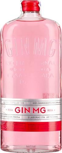 Gin MG Rosa 700 ml 37,5% Vol. Natürliche Aromen von mazerierten Erdbeeren Aus 100% naturlichen Zutaten Intensiver Geschmack von Erdbeeren Mit klassischen Wachholdernoten von GIN MG