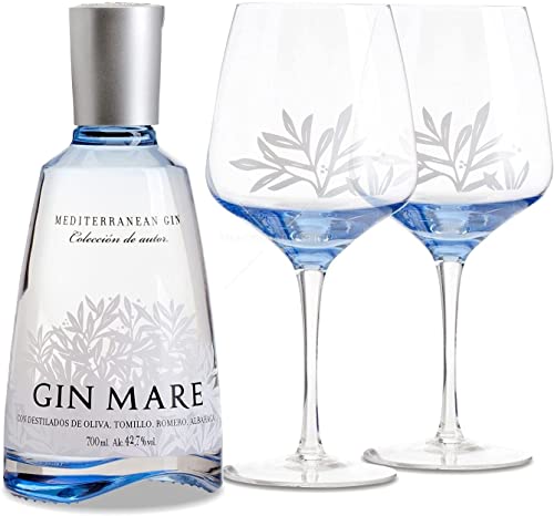 GIN STUTE DOPPELT 1 FLASCHE GIN KL.70 2 GLÄSER GIN STUTE von Gin Mare