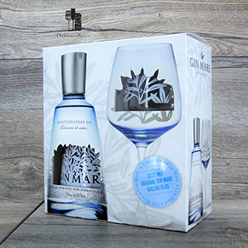 Gin Mare + Glas 700ml 42,7% Vol. von Gin Mare