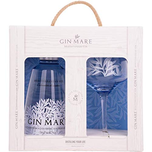 Gin Mare Set - Gin Mare Gin 700ml (42,7% Vol) + Ballonglas von Gin Mare