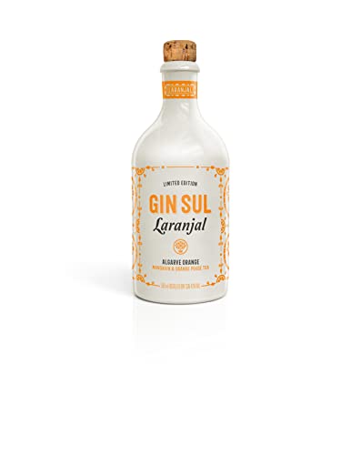 Gin Sul Laranjal - 1 x 0,5l Hamburger handcrafted Small Batch Premium Dry Gin 43% Vol. exotische Aromen von Algarve-Orangen, Wacholder, Mandarinen und feinen Noten von Orange Pekoe Tea von Gin Sul