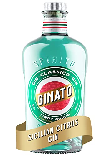 Ginato Ginato Classico Italian Gin - Sicilian Citrus & Pinot Grigio, 43% 70cl Gin (1 x 0.7 l) von Ginato