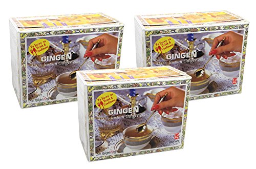 Gingen - Thai Ingwer Teegetränk - 3er Pack (3 x 70g) - Je 14 Instant Sachets von Gingen