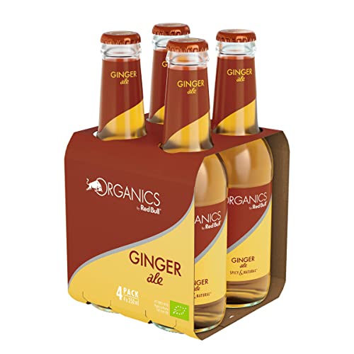 Organics - Ginger Ale - Ideale Erfrischung zum Mischen mit Ihren Getränken- Packung mit 4 Einheiten von 25 CL von Ginger Ale