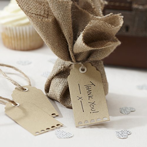 Vintage Affair - Brown Luggage Tags von Ginger Ray