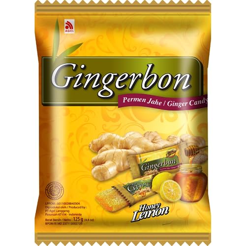 GINGERBON - Ingwer Honig Zitrone Bonbons - (1 X 125 GR) von Gingerbon