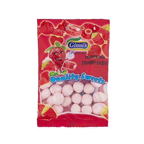 Ginni's Bonbons Erdbeere - 120g - 4er-Packung von Ginni