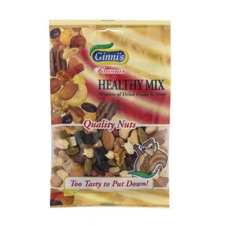 Ginni's Healthy Mix Nüsse - 60g - 4er-Packung von Ginni