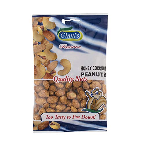 Ginni's Honig-Kokosnuss-Erdnüsse - 120g - 2er-Packung von Ginni