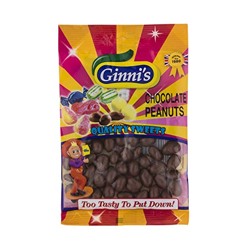 Ginni's Schoko-Erdnüsse - 90g - 6er-Packung von Ginni