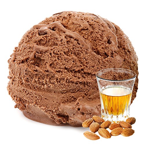 Amaretto Schoko Geschmack Eispulver VEGAN - OHNE ZUCKER - LAKTOSEFREI - GLUTENFREI - FETTARM, auch für Diabetiker Milcheis Softeispulver Speiseeispulver Gino Gelati (Amaretto Schoko, 1 kg) von Gino Gelati