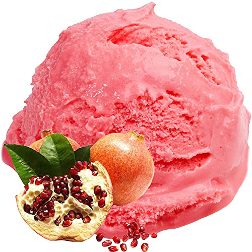 1 Kg Granatapfel Geschmack Eispulver VEGAN - OHNE ZUCKER - LAKTOSEFREI - GLUTENFREI - FETTARM, auch für Diabetiker Milcheis Softeispulver Speiseeispulver Gino Gelati von Gino Gelati