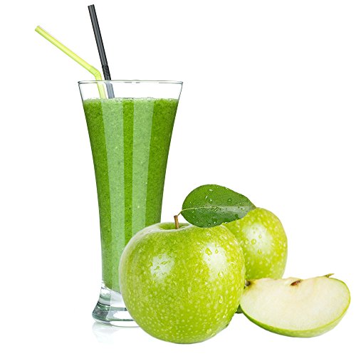 1 Kg Grüner Apfel Geschmack Eisgetränkepulver für 9 Liter Smoothi Slush Sorbet Granita Eisgetränke Eis Cocktails von Gino Gelati
