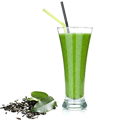 1 Kg Grüner Tee Geschmack Eisgetränkepulver für 9 Liter Smoothi Slush Sorbet Granita Eisgetränke Eis Cocktails von Gino Gelati