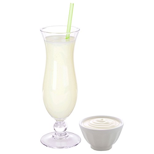 1 Kg Joghurt Geschmack Eisgetränkepulver für 9 Liter Smoothi Slush Sorbet Granita Eisgetränke Eis Cocktails von Gino Gelati