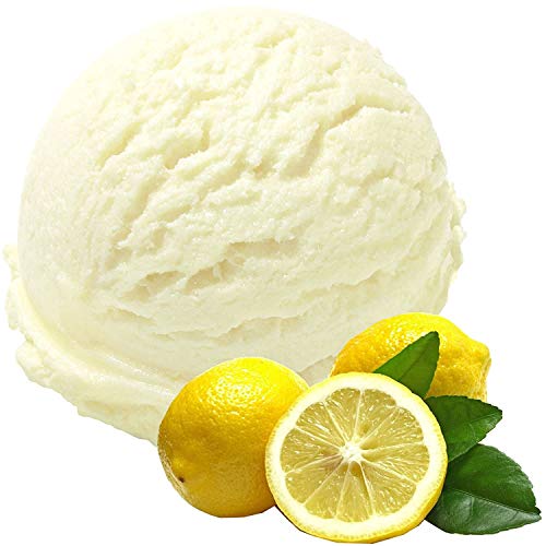 1 Kg Zitrone Geschmack Eispulver VEGAN - OHNE ZUCKER - LAKTOSEFREI - GLUTENFREI - FETTARM, auch für Diabetiker Milcheis Softeispulver Speiseeispulver Gino Gelati von Gino Gelati