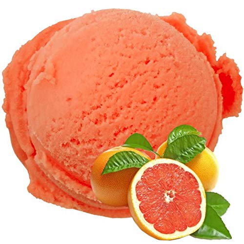 Blutorange Geschmack Eispulver VEGAN - OHNE ZUCKER - LAKTOSEFREI - GLUTENFREI - FETTARM, auch für Diabetiker Milcheis Softeispulver Speiseeispulver Gino Gelati (Blutorange, 1 kg) von Gino Gelati