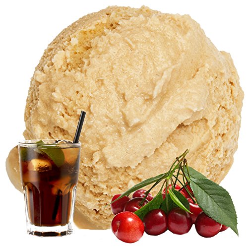 Cola Kirsch Geschmack Eispulver VEGAN - OHNE ZUCKER - LAKTOSEFREI - GLUTENFREI - FETTARM, auch für Diabetiker Milcheis Softeispulver Speiseeispulver Gino Gelati (Cola Kirsch, 10 kg) von Gino Gelati