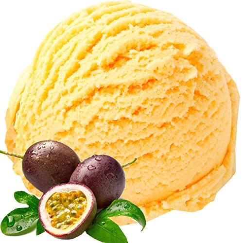 Gino Gelati 10 x 1 Kg Eispulver mit Maracuja Geschmack Softeispulver Speiseeispulver von Gino Gelati