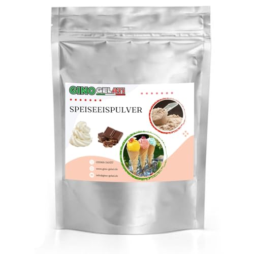 Gino Gelati Stracciatella Eis Speiseeis Pulver 10 Kg mit Schokoladengeschmack, verschiedene Geschmackssorten, Schokoladeneis selber machen, für Gastronomie und private Küche von Gino Gelati