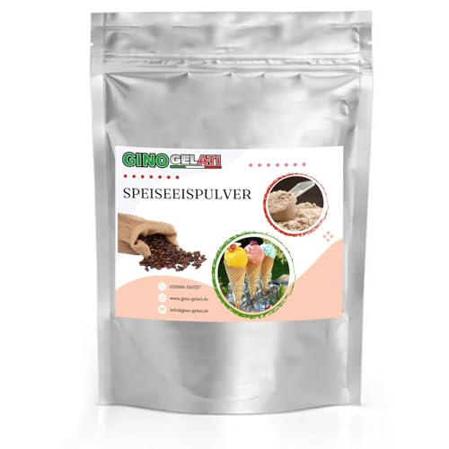 Gino Gelati Joghurt Kaffee Speiseeis Pulver 10 Kg, verschiedene Sorten, für Eismaschinen, Eis selber herstellen, Made in Germany, schnelle und einfache Zubereitung von Gino Gelati
