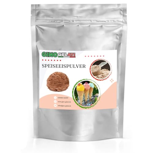 Gino Gelati Joghurt Speiseeis Pulver, verschiedene Sorten, für Eismaschinen, Eis selber herstellen, Made in Germany, schnelle und einfache Zubereitung (10 Kg, Joghurt Schoko) von Gino Gelati