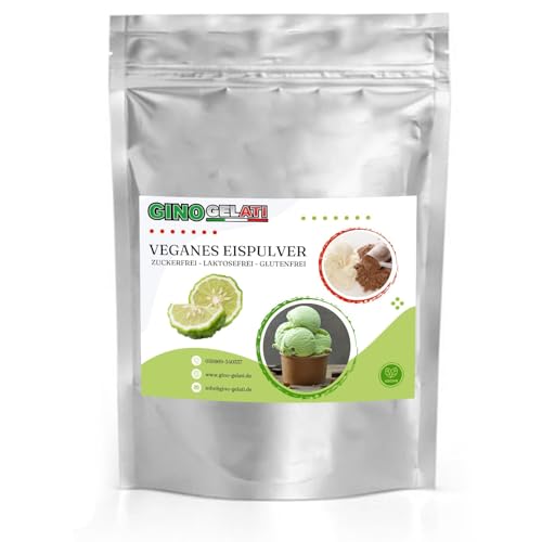 Gino Gelati Joghurt Yuzu Veganes Eis Pulver 10 Kg Zucker-, laktosefrei, schnelle und einfache Zubereitung, mit natürlichem Aroma, Eispulver für Veganer geeignet, GMO-Frei von Gino Gelati