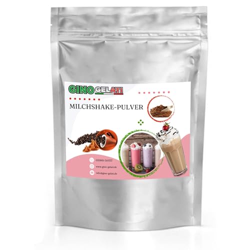 Gino Gelati Karamell Kaffee Milchshake Pulver 333 g, verschiedene Varianten, schnelle und einfache Zubereitung, für Gastronomie und private Küche geeignet, Made in Germany von Gino Gelati