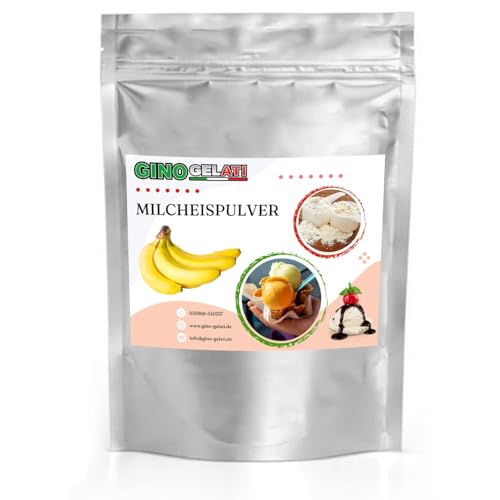 Gino Gelati Milcheis Pulver mit fruchtigem Geschmack, verschiedene Sorten, exotisches Eispulver, für Zuhause, ohne Eismaschine möglich, Made in Germany (10 Kg, Banane) von Gino Gelati