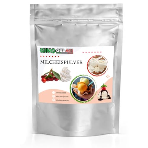 Gino Gelati Milcheis Pulver mit fruchtigem Geschmack, verschiedene Sorten, exotisches Eispulver, für Zuhause, ohne Eismaschine möglich, Made in Germany (100 Kg, Amarena Kirsch Sahne) von Gino Gelati