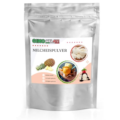 Gino Gelati Milcheis Pulver mit fruchtigem Geschmack, verschiedene Sorten, exotisches Eispulver, für Zuhause, ohne Eismaschine möglich, Made in Germany (100 Kg, Ananas) von Gino Gelati