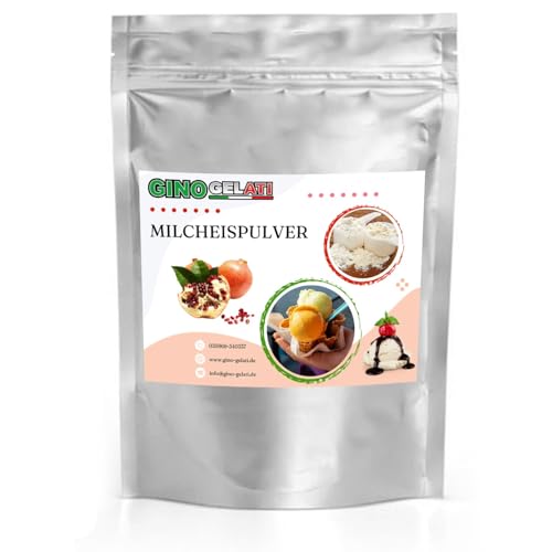 Gino Gelati Milcheis Pulver mit fruchtigem Geschmack, verschiedene Sorten, exotisches Eispulver, für Zuhause, ohne Eismaschine möglich, Made in Germany (100 Kg, Granatapfel) von Gino Gelati
