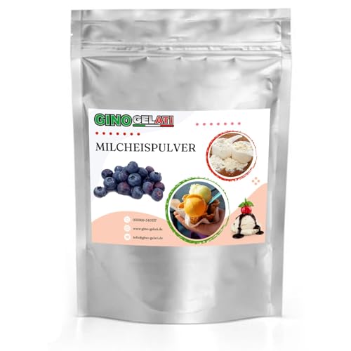 Gino Gelati Milcheis Pulver mit fruchtigem Geschmack, verschiedene Sorten, exotisches Eispulver, für Zuhause, ohne Eismaschine möglich, Made in Germany (100 Kg, Heidelbeere) von Gino Gelati
