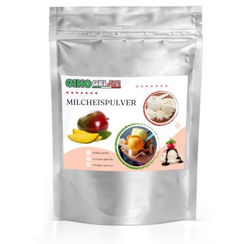 Gino Gelati Milcheis Pulver mit fruchtigem Geschmack, verschiedene Sorten, exotisches Eispulver, für Zuhause, ohne Eismaschine möglich, Made in Germany (100 Kg, Mango) von Gino Gelati