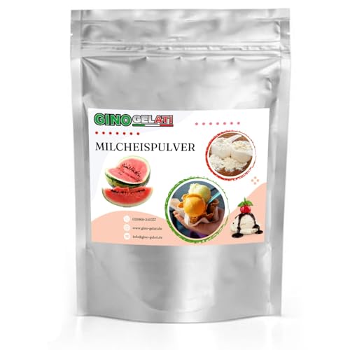Gino Gelati Milcheis Pulver mit fruchtigem Geschmack, verschiedene Sorten, exotisches Eispulver, für Zuhause, ohne Eismaschine möglich, Made in Germany (100 Kg, Wassermelone) von Gino Gelati