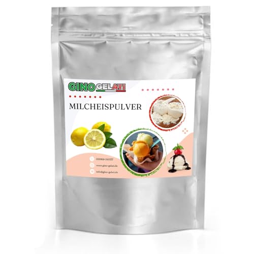 Gino Gelati Milcheis Pulver mit fruchtigem Geschmack, verschiedene Sorten, exotisches Eispulver, für Zuhause, ohne Eismaschine möglich, Made in Germany (100 Kg, Zitrone) von Gino Gelati